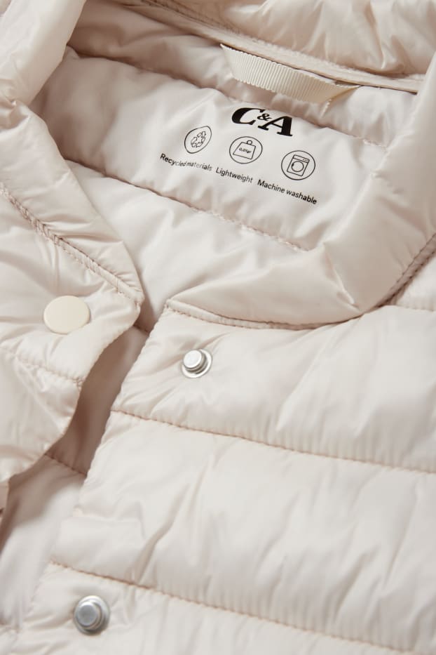 Damen - Steppjacke - hellgrau