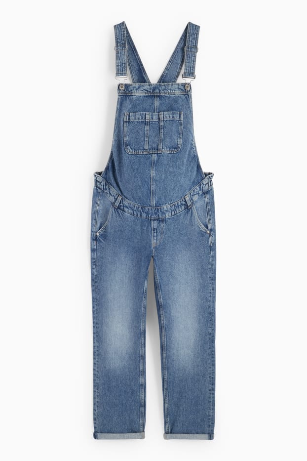 Donna - Salopette premaman - straight fit - jeans blu