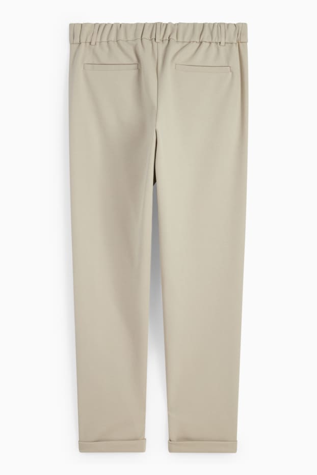 Pánské - Kalhoty chino - regular fit - šedá