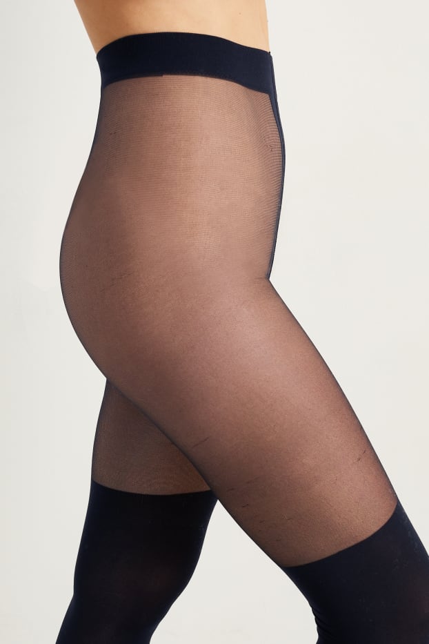 Femmes - Collants fins - LYCRA® - 60 DEN - noir