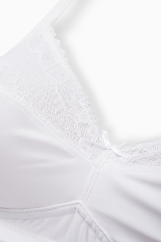 Donna - Reggiseno minimizer senza ferretti - bianco