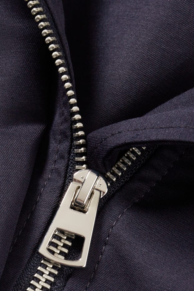 Women - Parka with hood - dark blue