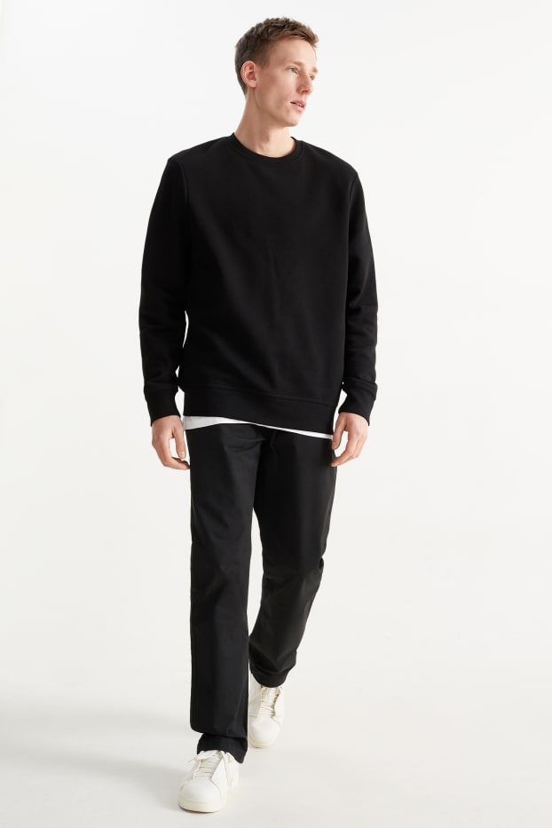 Herren - Hose - Regular Fit - schwarz