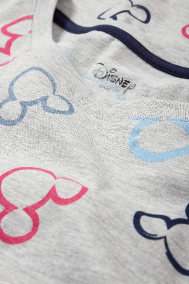 Damen - Nachthemd - Micky Maus - hellgrau-melange