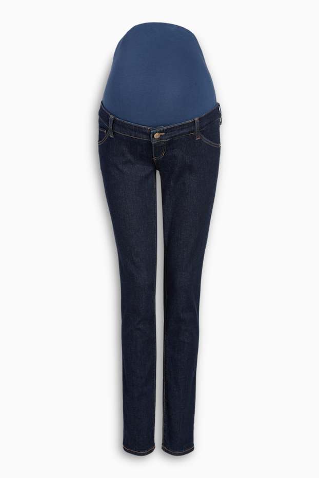 Damen - Umstandsjeans - Slim Jeans - LYCRA® - dunkeljeansblau