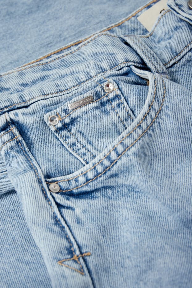 Dames - Wide leg jeans - high waist - jeanslichtblauw