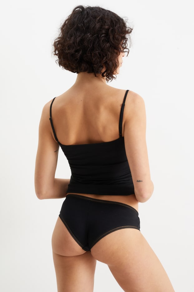 Femmes - Lot de 3 - shortys - noir