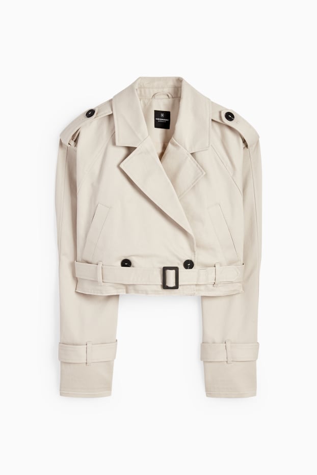 Femmes - Veste courte - beige clair