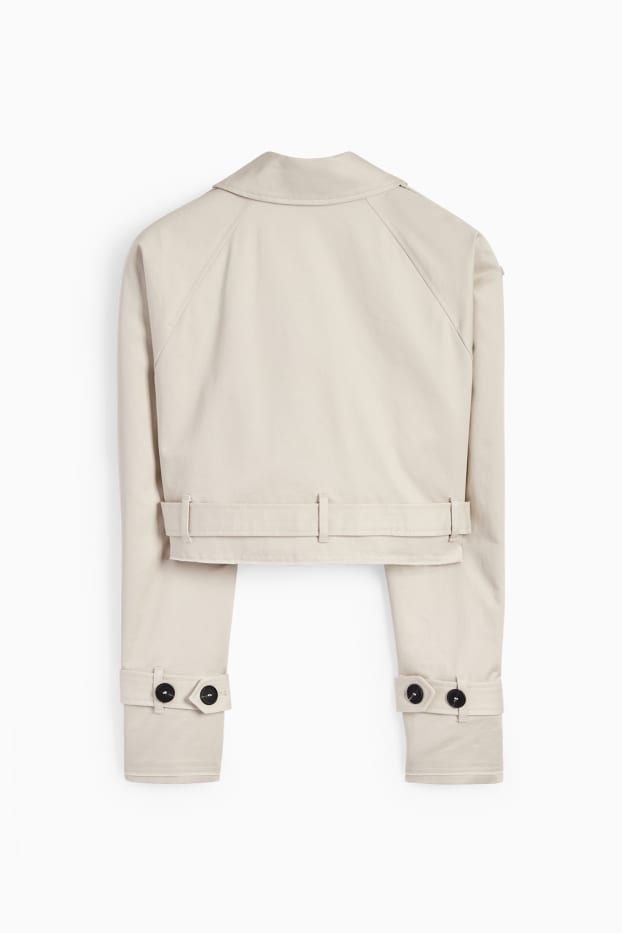 Femmes - Veste courte - beige clair