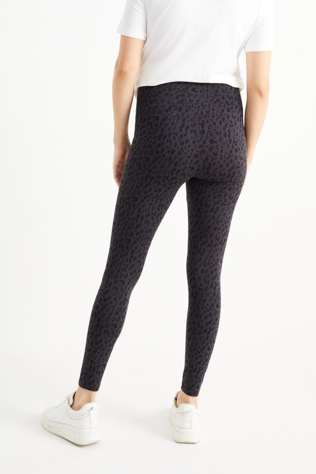 Dames - Set van 2 - zwangerschapslegging - donkergrijs