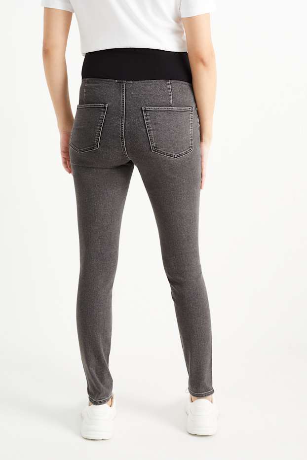 Femmes - Jean de grossesse - jean jegging - jean gris