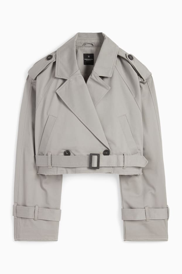 Dames - Korte jas - grijs