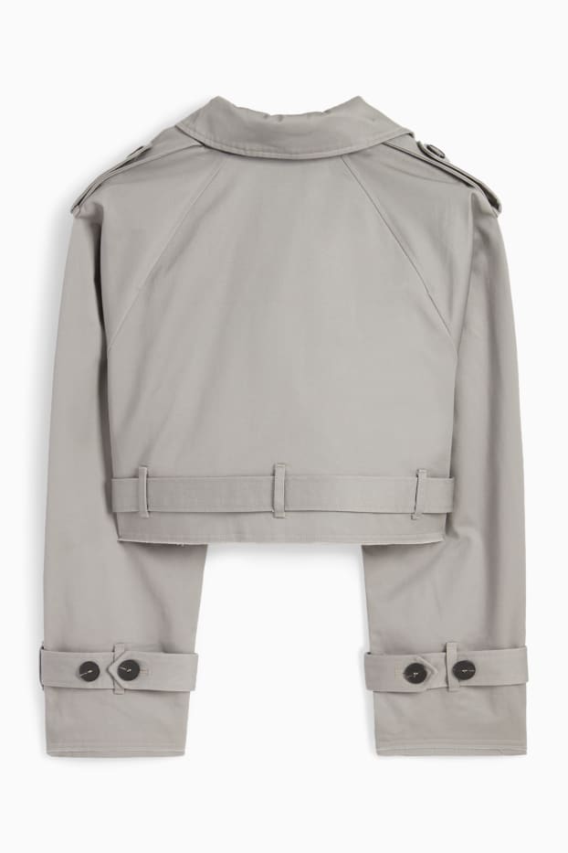 Dames - Korte jas - grijs