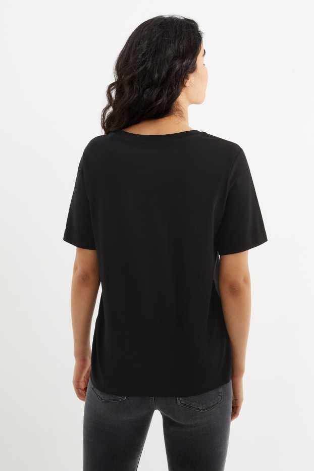 Femmes - Lot de 2 - T-shirts  - noir