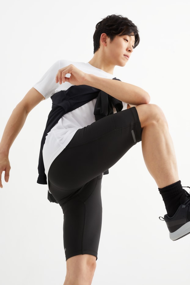 Home - Pantalons curts ciclistes - negre