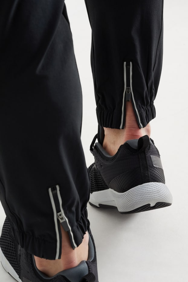 Herren - Funktionshose - Flex - 4 Way Stretch - schwarz
