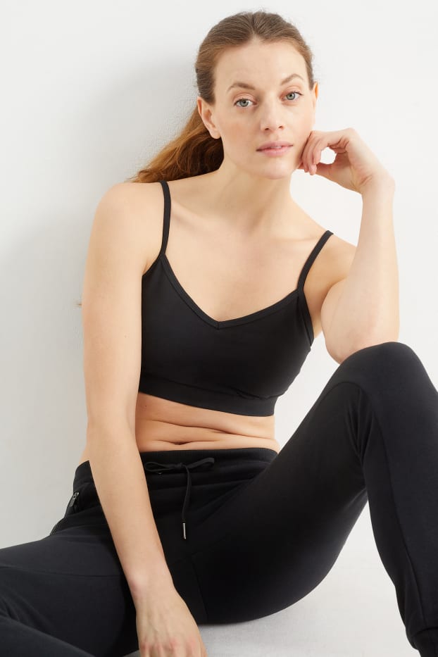 Damen - Funktions-BH - schwarz