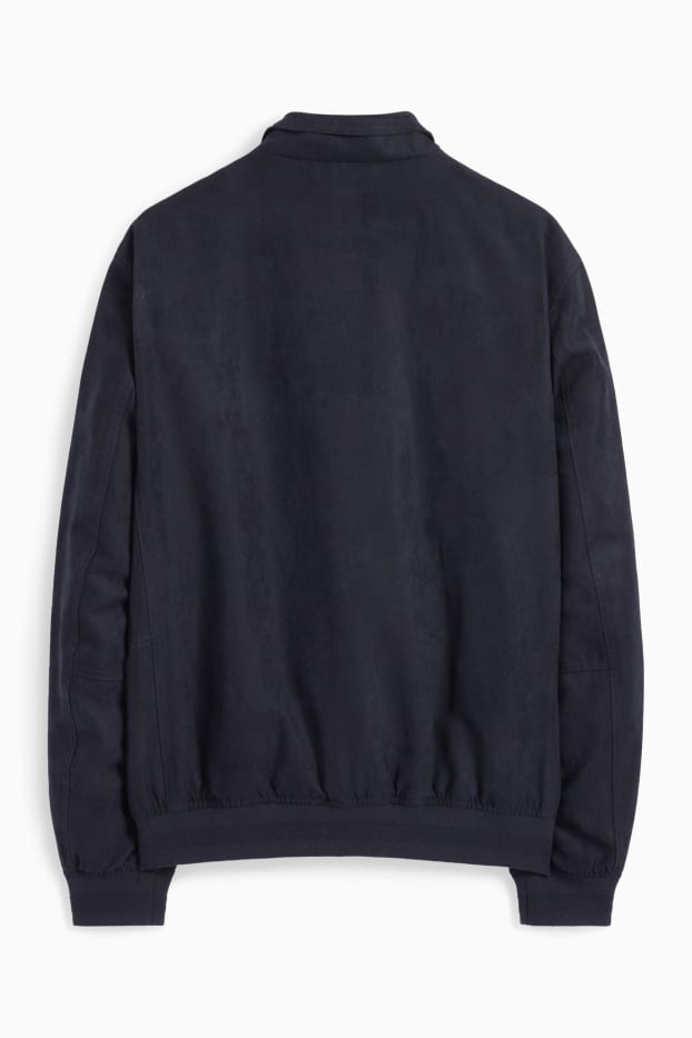 Hommes - Blouson - synthétique - bleu foncé