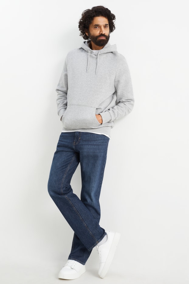 Bărbați - Regular jeans - LYCRA® - denim-albastru închis