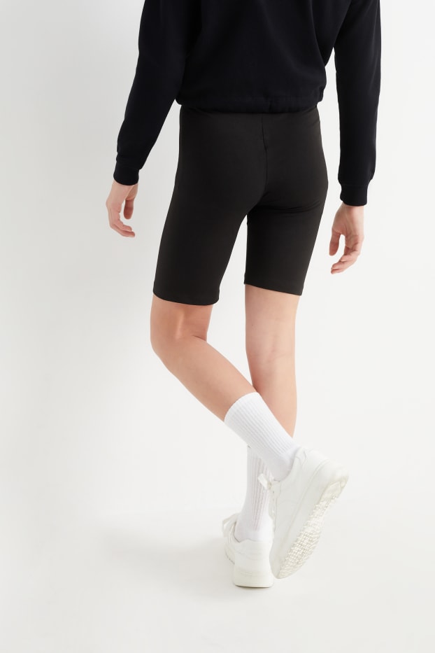 Enfants filles - Lot de 2 - cyclistes - noir