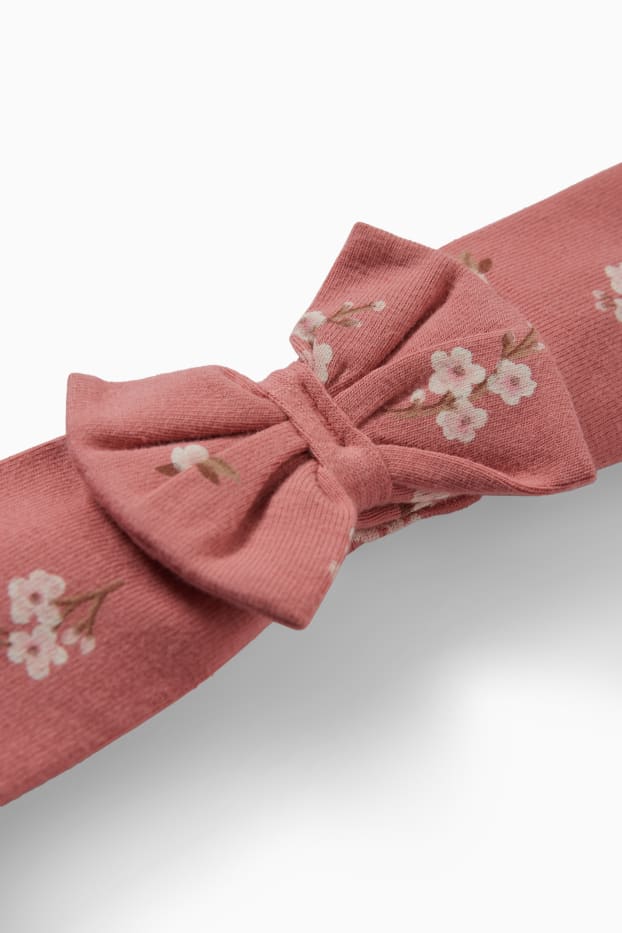 Baby Mädchen - Vögelchen - Baby-Outfit - 3 teilig - rosa