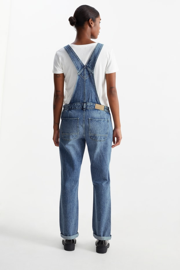 Donna - Salopette premaman - straight fit - jeans blu