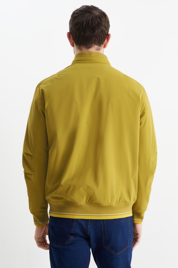 Pánské - Blouson - z vodoodpudivého materiálu - hořčicově žlutá