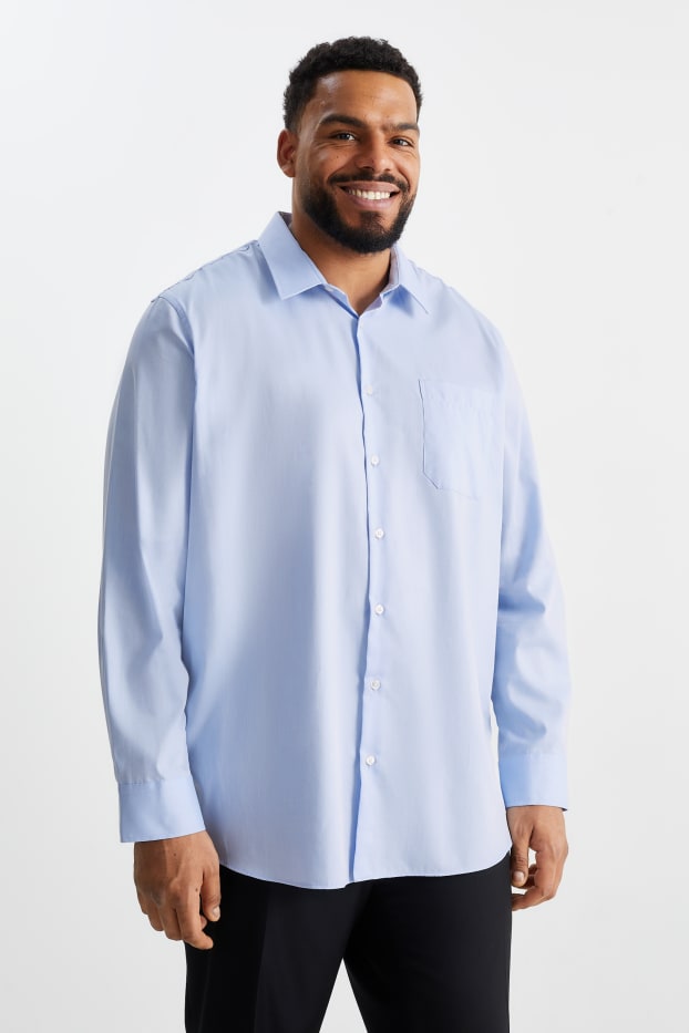 Men - Shirt - regular fit - easy-iron - light blue