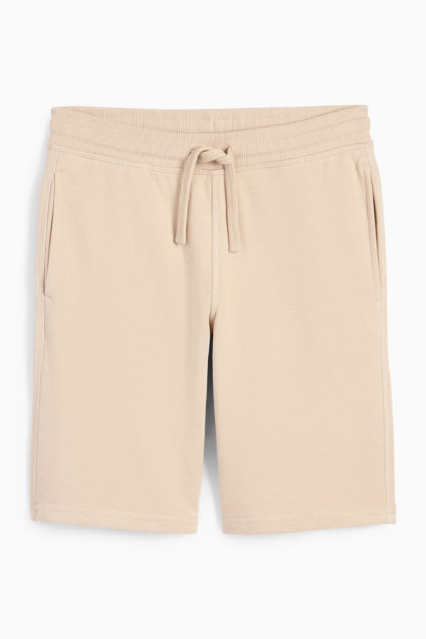 Kinder Jungen - Sweatshorts - beige