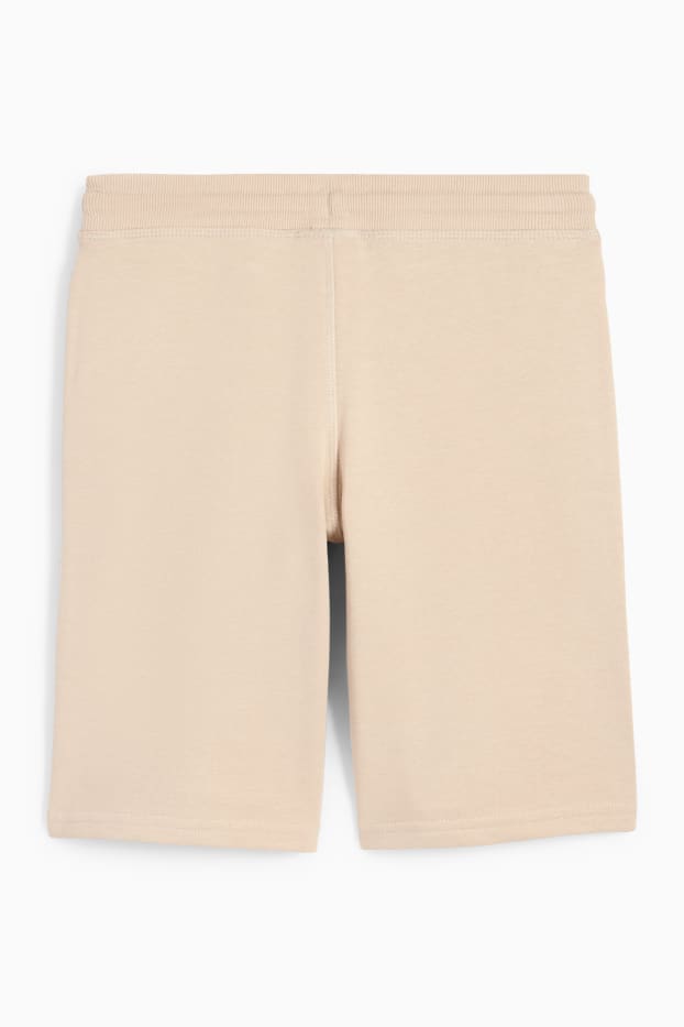 Kinder Jungen - Sweatshorts - beige