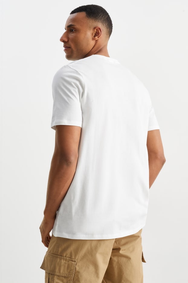 Men - T-shirt - cremewhite