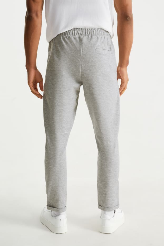 Heren - Joggingbroek - licht grijs-mix
