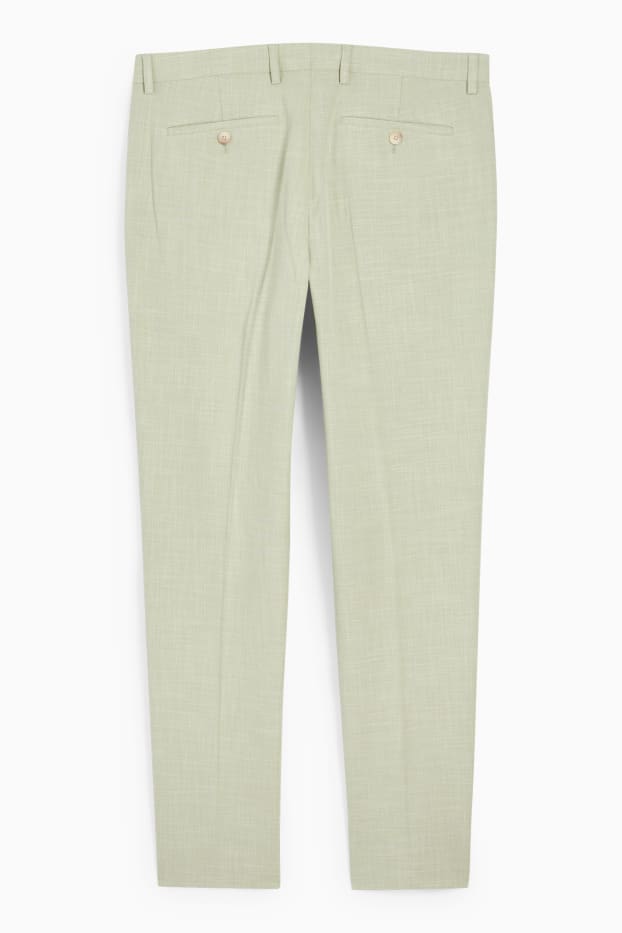 Heren - Broek uit het combi-systeem - slim fit - Flex  - lichtgroen