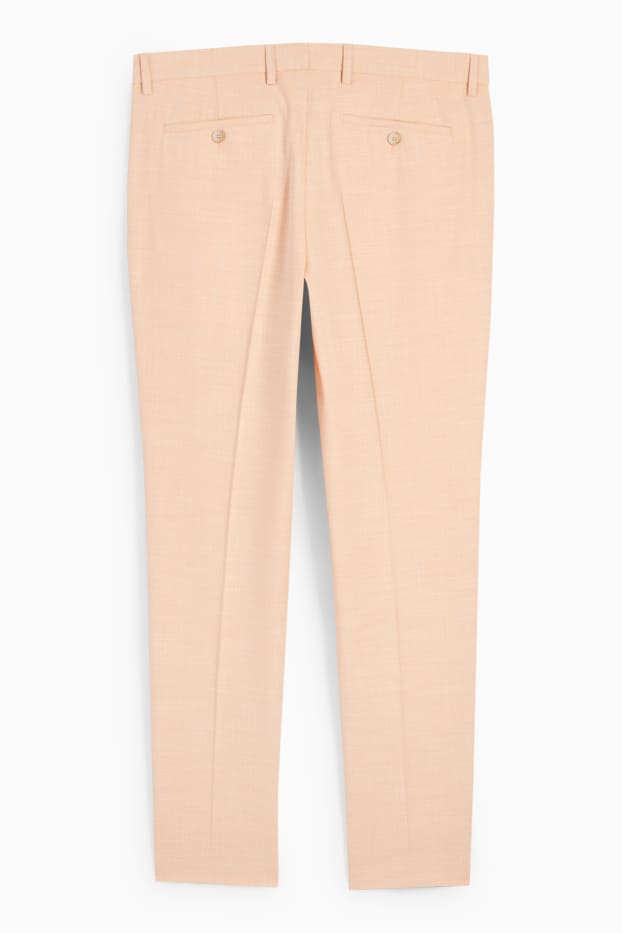 Bărbați - Pantaloni modulari - slim fit - Flex  - portocaliu deschis