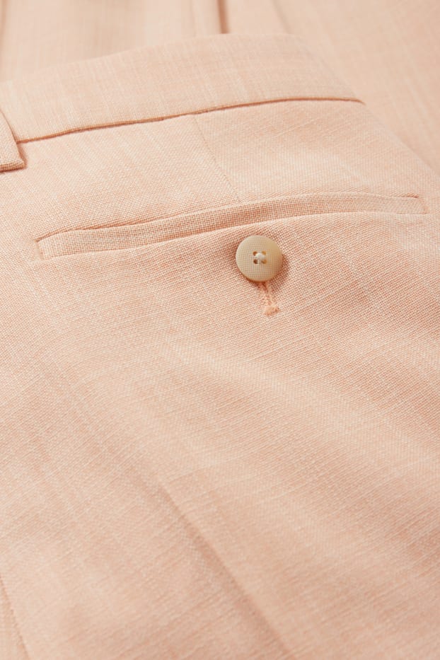 Bărbați - Pantaloni modulari - slim fit - Flex  - portocaliu deschis