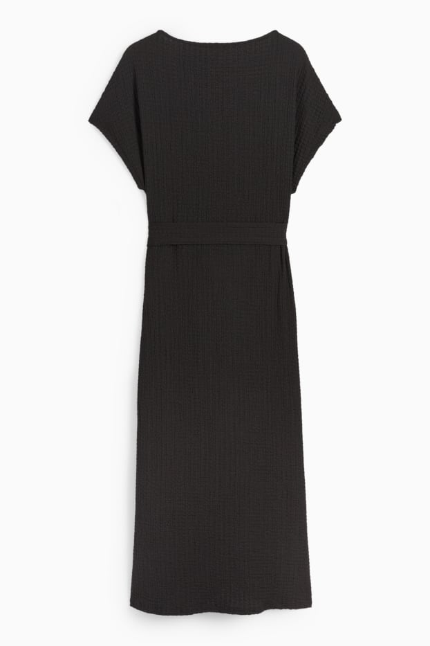 Femei - Rochie-tricou - negru