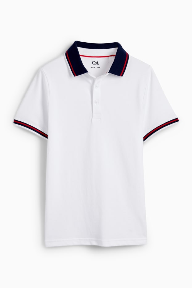 Copii - Băieți - Tricou polo - alb