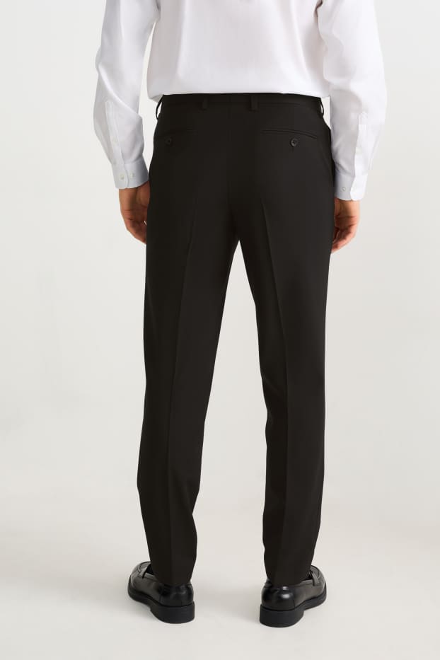 Bărbați - Pantaloni modulari - regular fit - Flex - LYCRA®  - negru