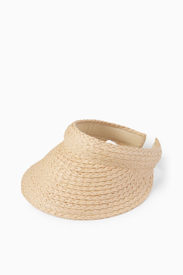 Dona - Visera de palla - beix