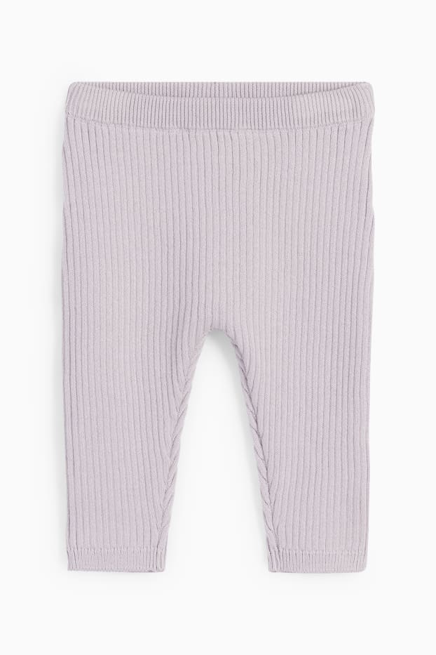 Baby Mädchen - Baby-Outfit - 2 teilig - violett
