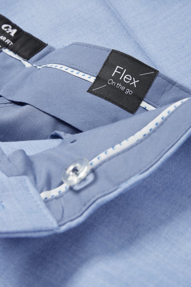 Heren - Broek uit het combi-systeem - regular fit - Flex - stretch - LYCRA® - lichtblauw