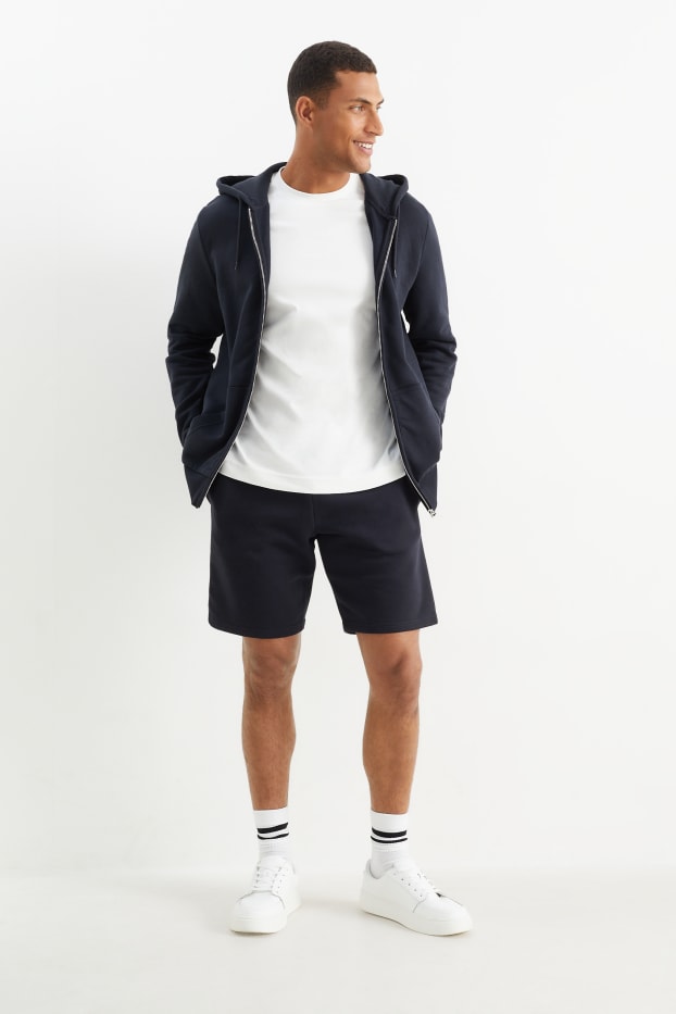 Men - Sweat shorts - dark blue