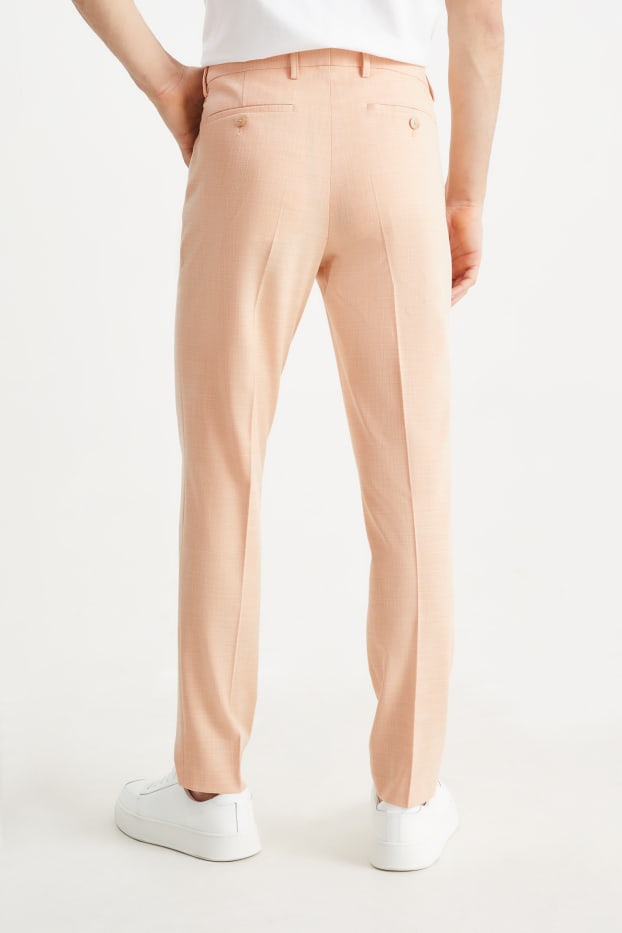 Bărbați - Pantaloni modulari - slim fit - Flex  - portocaliu deschis