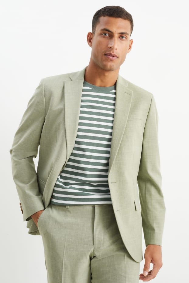 Uomo - Giacca coordinabile - slim fit - Flex  - verde chiaro