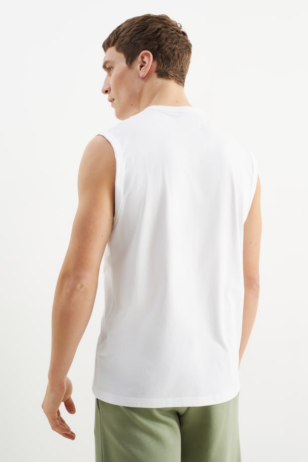 Home - Samarreta sense mànigues - blanc