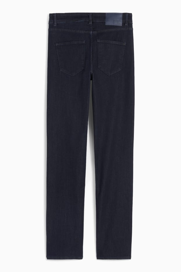 Damen - Premium Denim by C&A - Straight Jeans - Mid Waist - LYCRA® - dunkeljeansblau