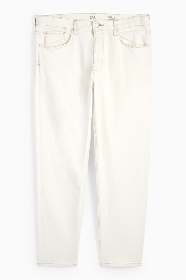 Home - Regular jeans - LYCRA® - blanc trencat