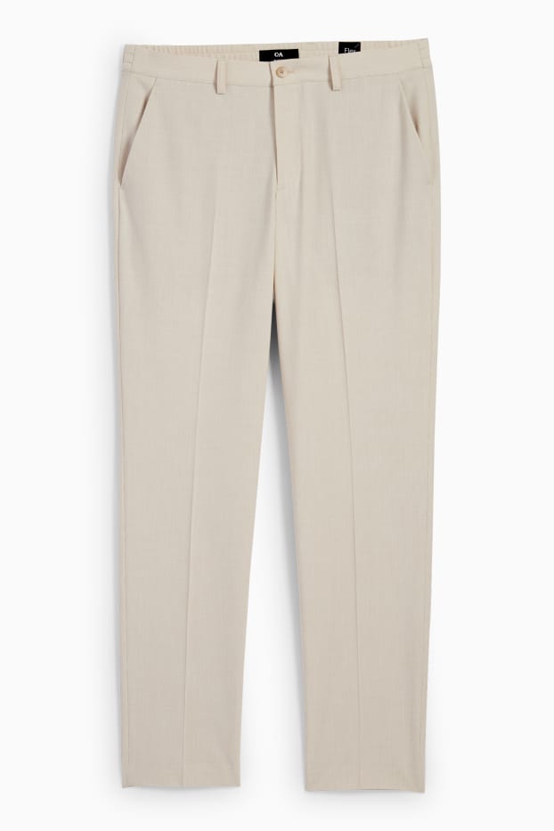 Herren - Baukasten-Hose - Slim Fit - Flex - hellbeige