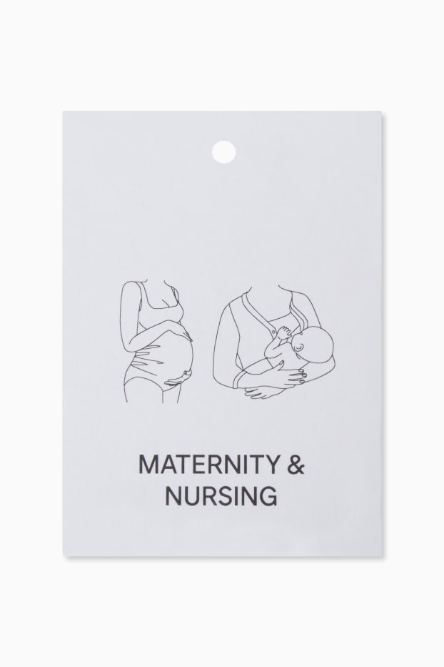 Women - Nursing blouse - black