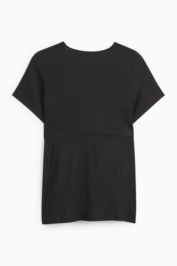 Women - Nursing blouse - black
